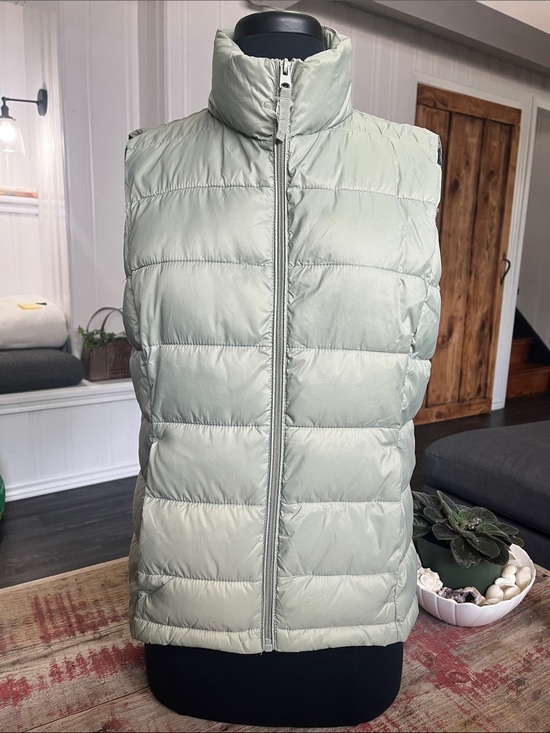 Love Tree Jackets & Blazers - Love Tree Sage Green Quilted Puffer Vest